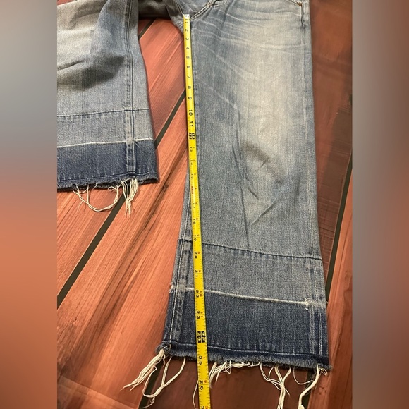 Citizens of Humanity Cora Crop Relaxed Undone Hem
Premium Button Fly Jeans Sz 27 - Picture 7 of 13